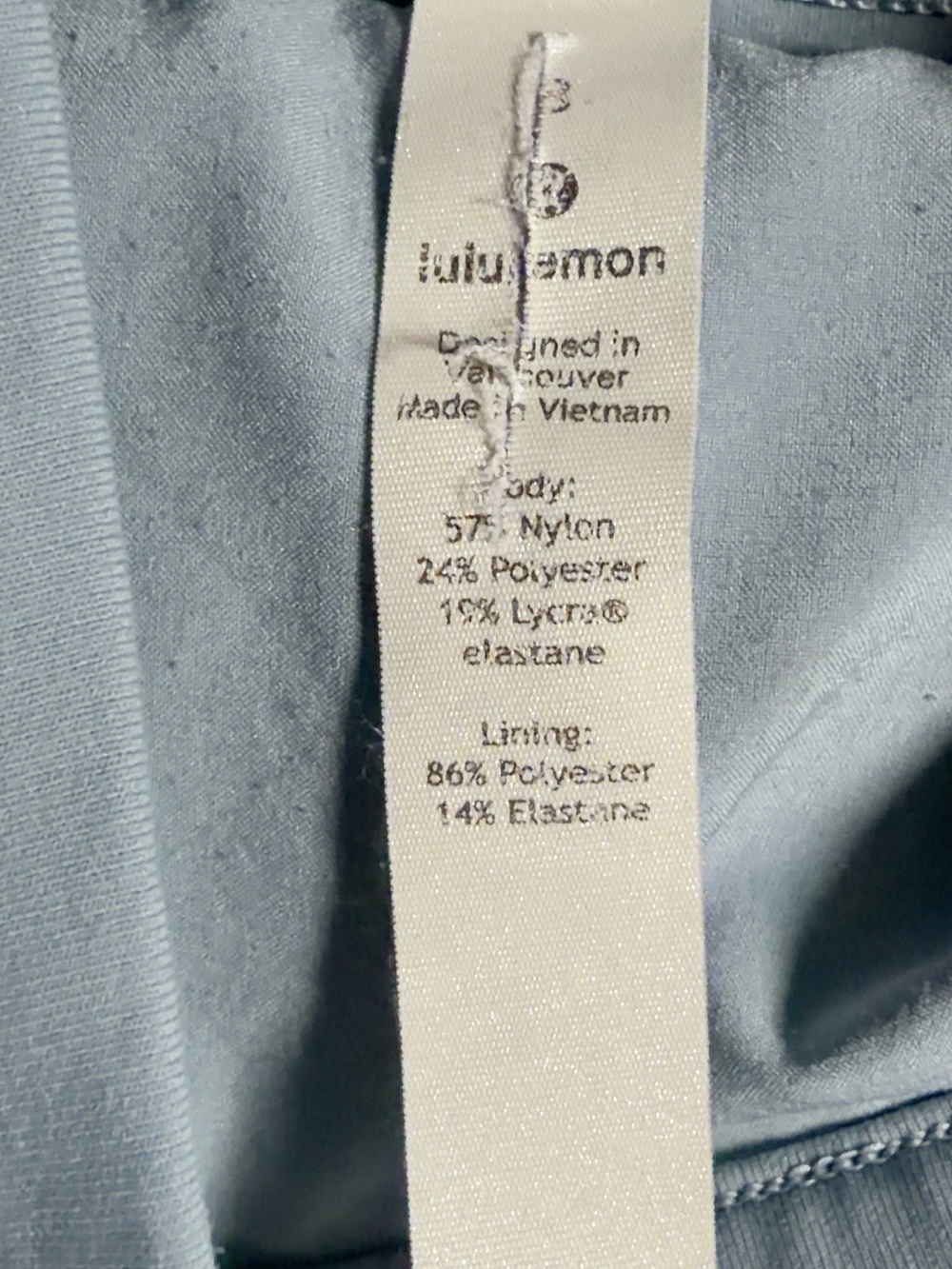 Lululemon Full Flourish Pullover Chambray Luxtreme Spacer Size 8 - Picture 5 of 7